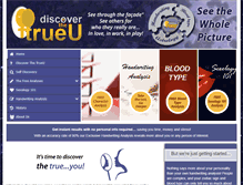 Tablet Screenshot of discoverthetrueu.com